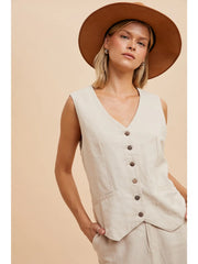 Lexi Linen Vest