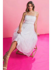 Camille White Tulle Dress