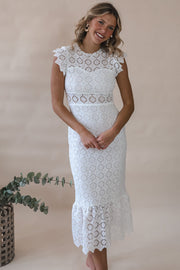 Isla Eyelet Lace Dress