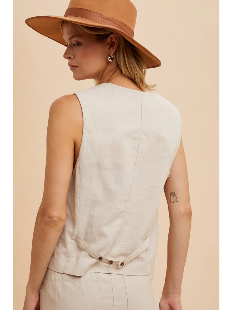 Lexi Linen Vest