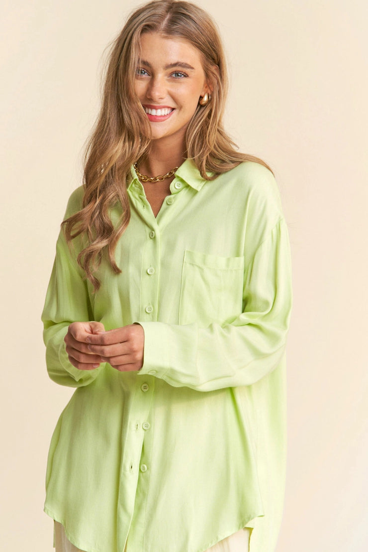 Shimmering Zesty Blouse