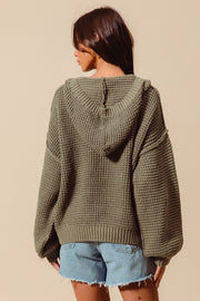 Olive Zipper Sweater