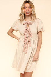 Nana Leopard Bow Dress