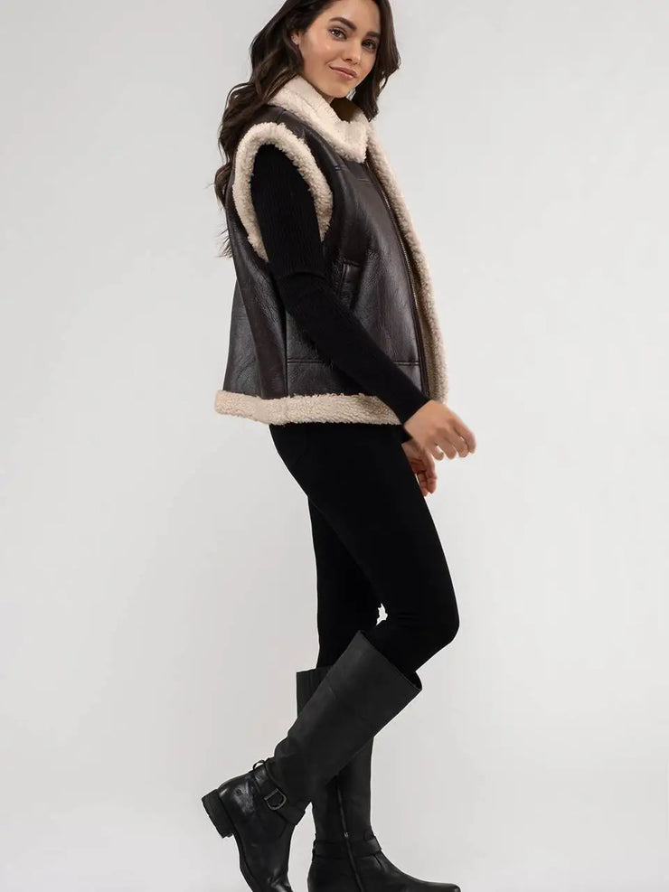 Highway Shearling Lined Vest