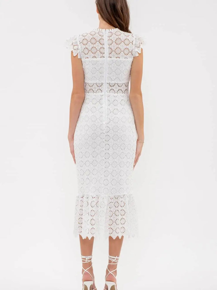 Isla Eyelet Lace Dress