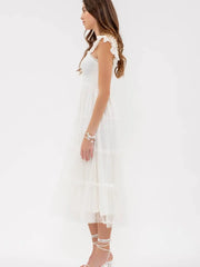 Creamy Tulle Dress