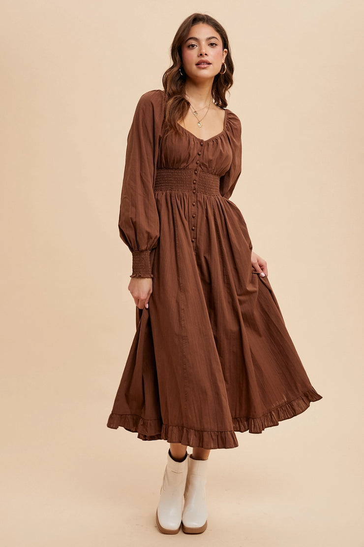 Patricia Mocha Dress