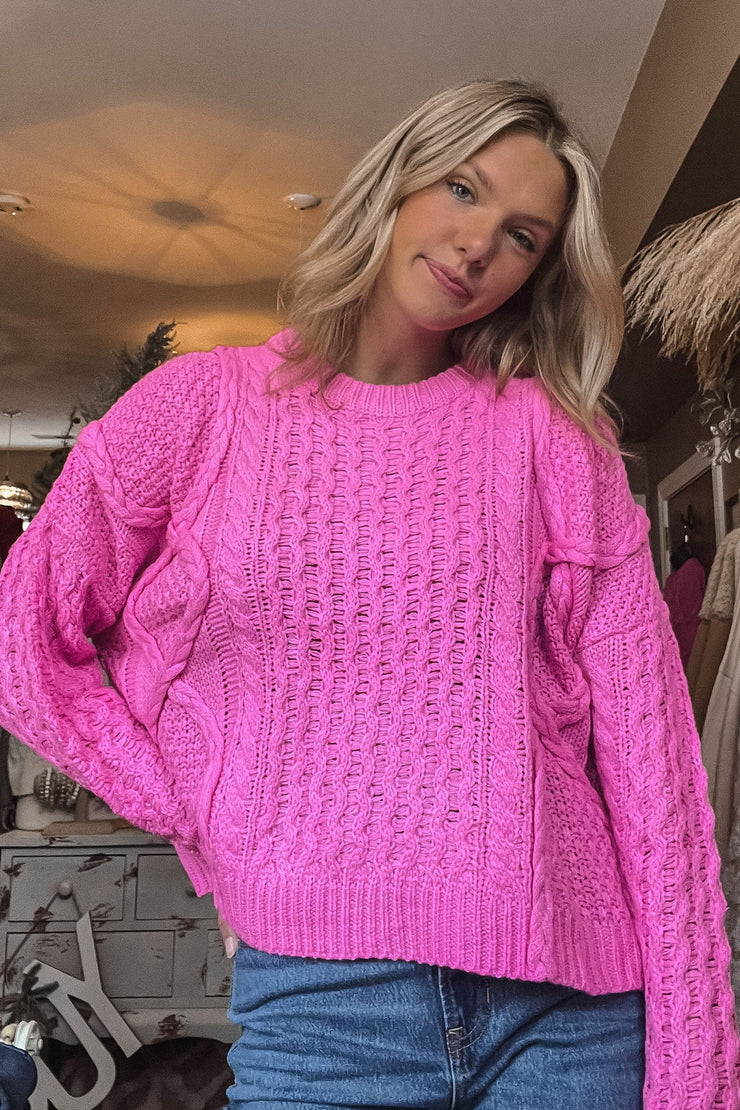 Wanda Pink Sweater