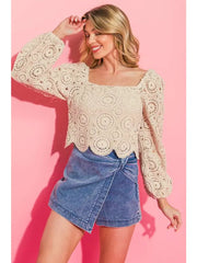 Calla Crochet Blouse