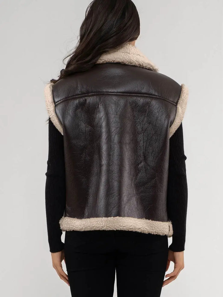 Highway Shearling Lined Vest