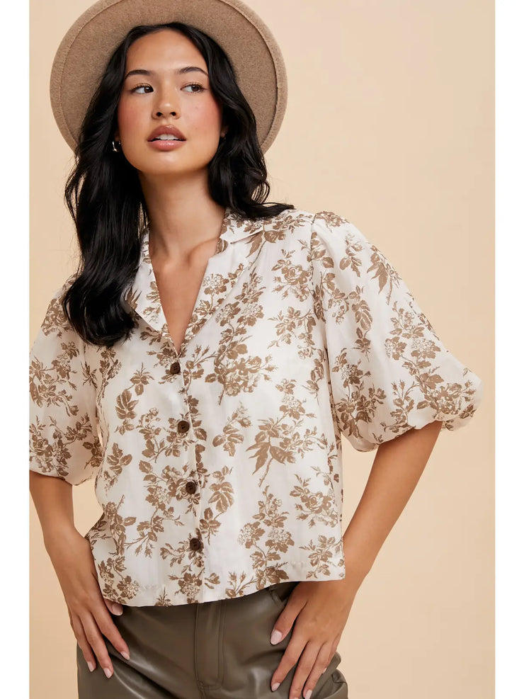 Floral Camp Blouse