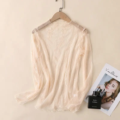 The Moon Mist Mesh Top