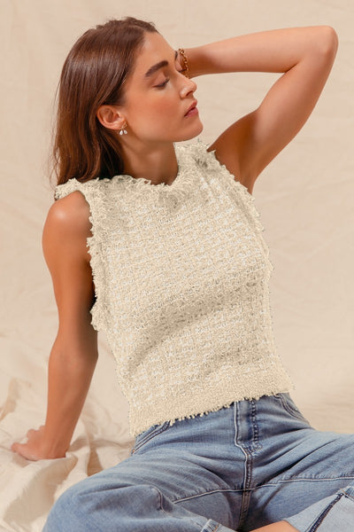 Tweed Sweater Tank