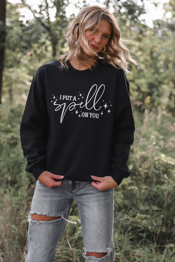 Spell On You Black Sweatshirt