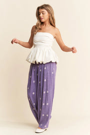 Bubble Strapless Blouse