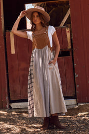 Paige Patchwork Overall Dress