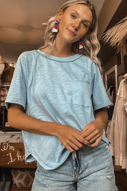 Dana Powder Blue Tee