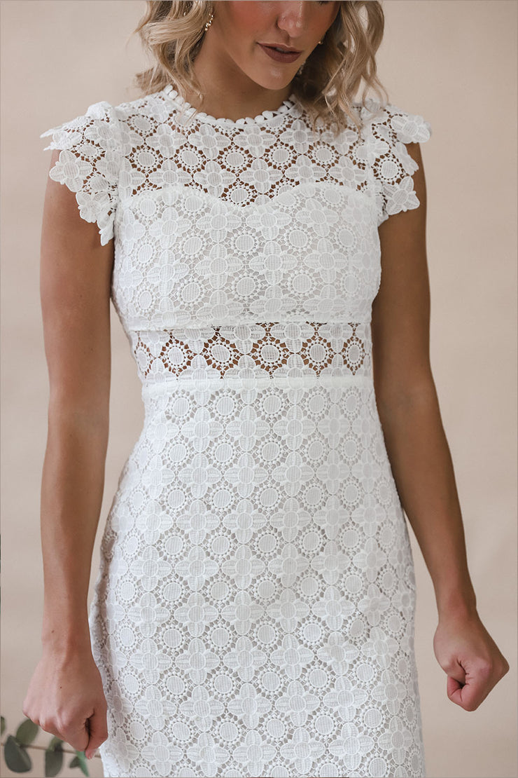 Isla Eyelet Lace Dress