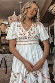 Tully Embroidered Dress