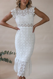 Isla Eyelet Lace Dress