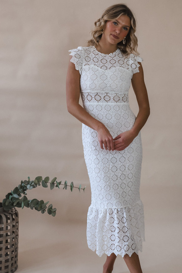 Isla Eyelet Lace Dress