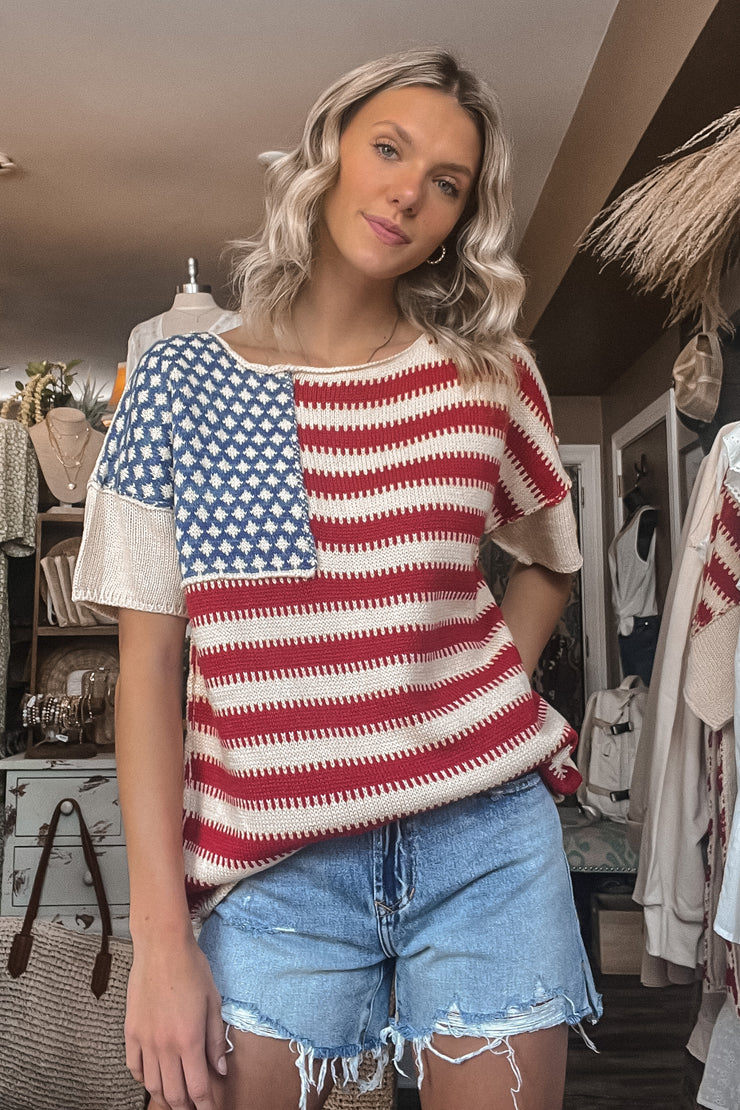 Star & Stripes Sweater