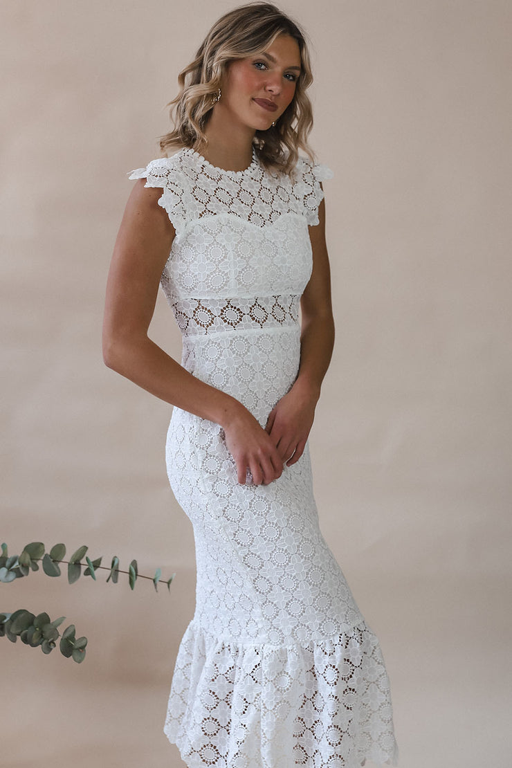 Isla Eyelet Lace Dress