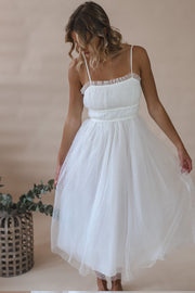 Camille White Tulle Dress