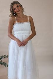 Camille White Tulle Dress