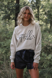 Spell On You Tan Sweatshirt