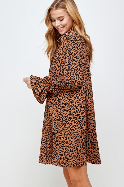 Dana Leopard Dress