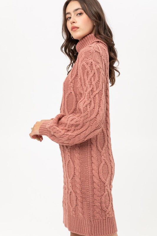 Mauve Sweaterdress