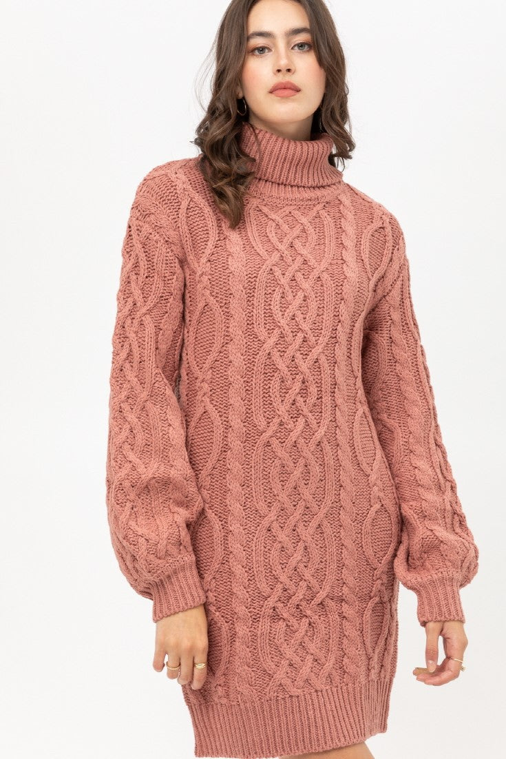 Mauve Sweaterdress