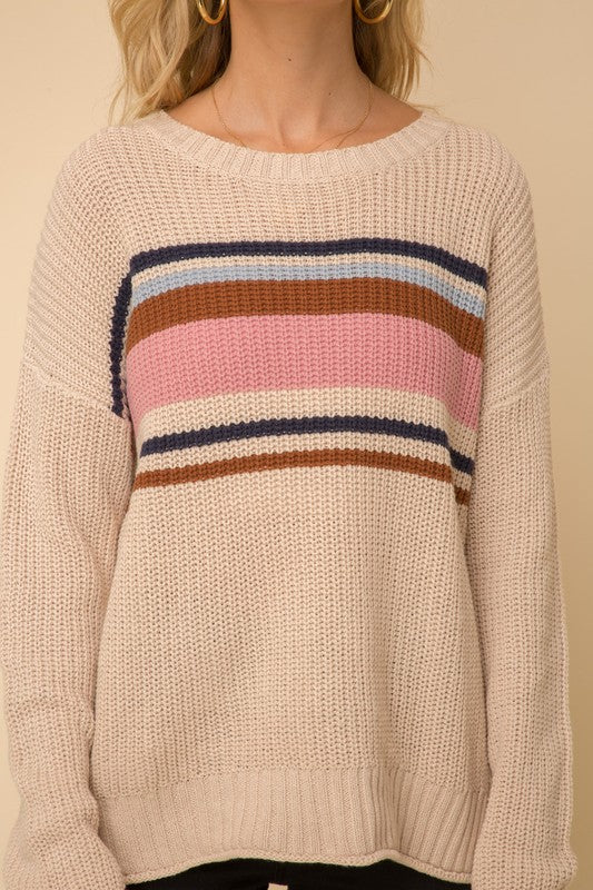 Boyfriend Stripe Sweater