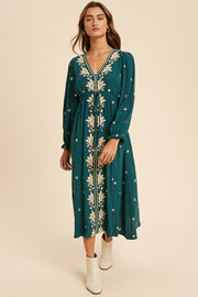 Hazel Embroidered Dress