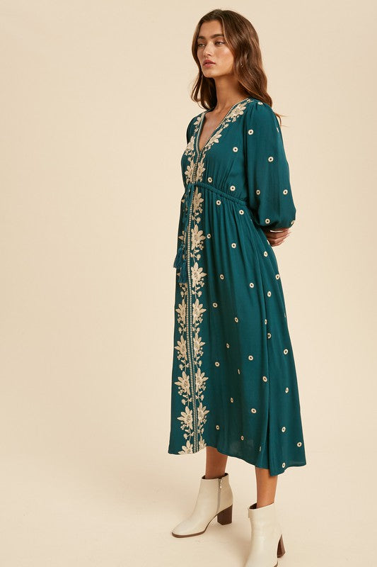 Hazel Embroidered Dress