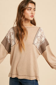 Naomi Taupe Blouse