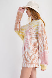 Clay Tie Dye Sweatshirt