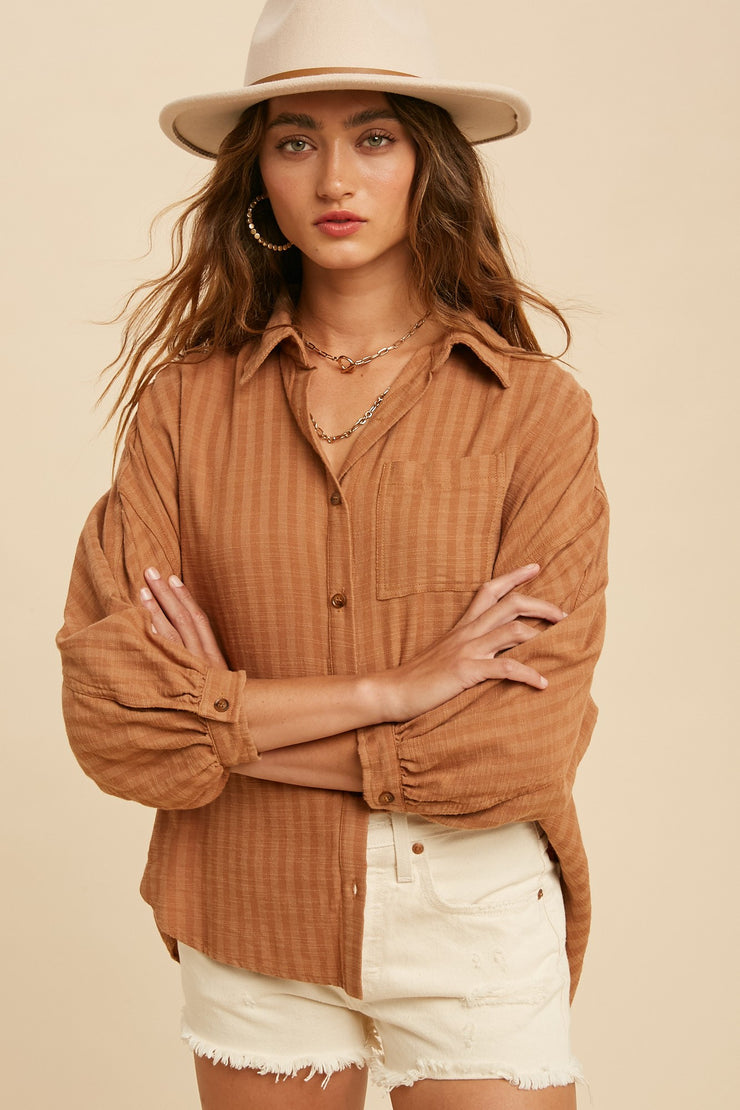 Ochre Button-down