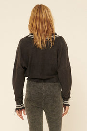 Cropped Varsity Sweater