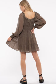 Starshine Olive Dress