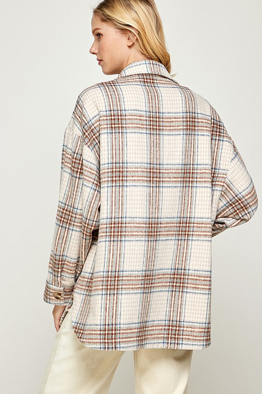 Dina Plaid Shacket