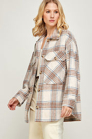 Dina Plaid Shacket