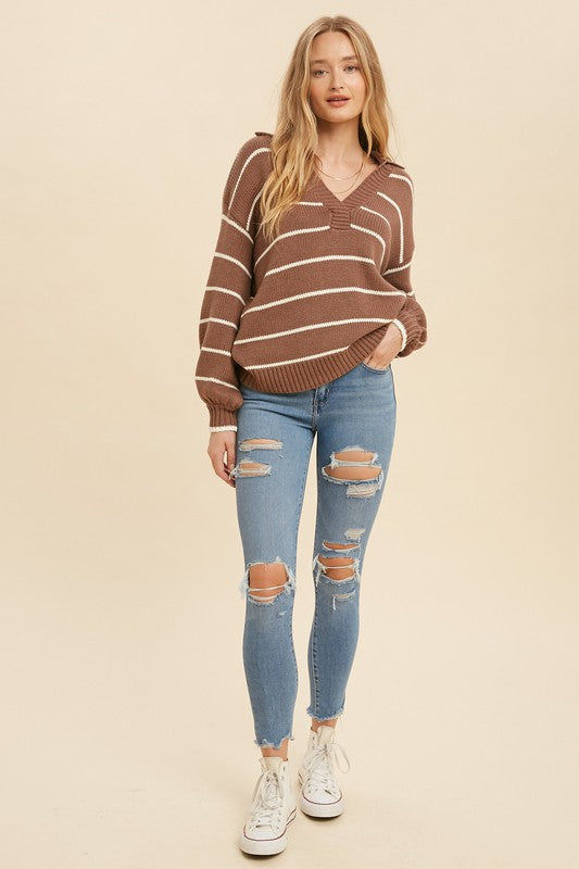 Kenzie Striped Sweater