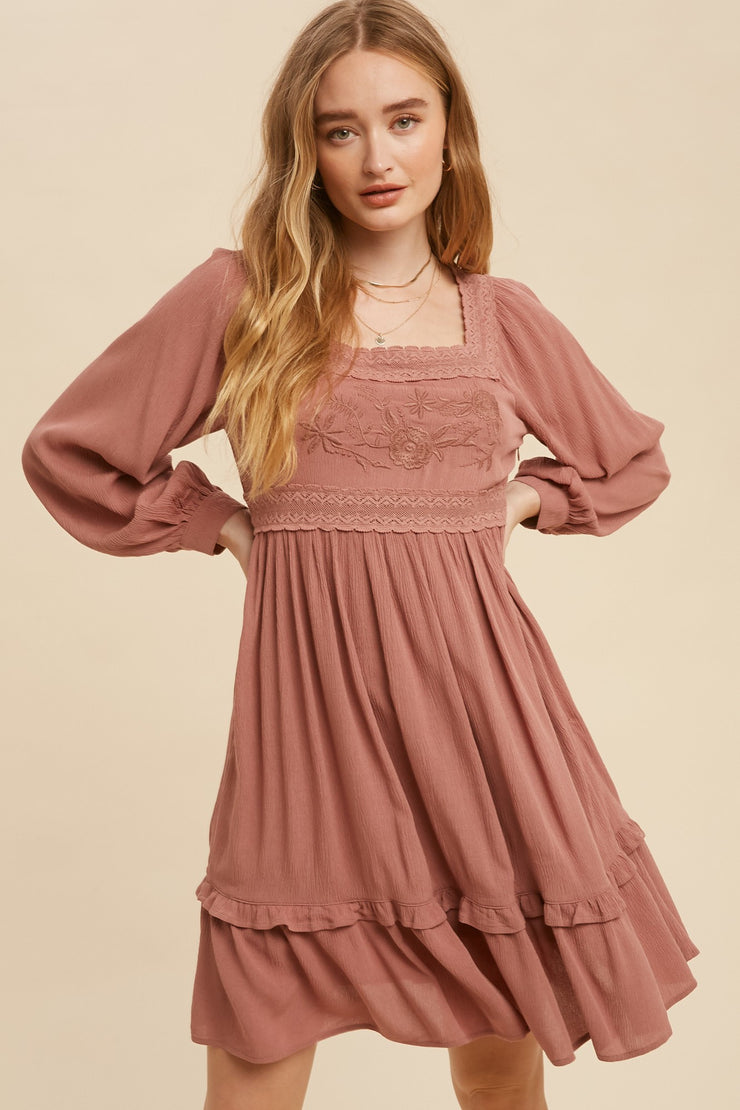 Sadie Embroidered Dress