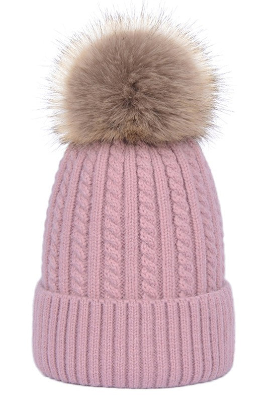 Poppy Pom Beanie