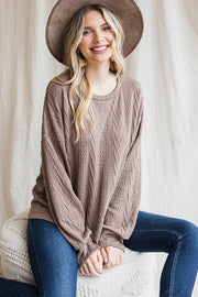 Tyra Mocha Sweater