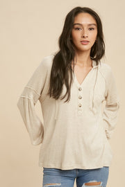 Ollie Oatmeal Blouse