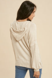 Ollie Oatmeal Blouse