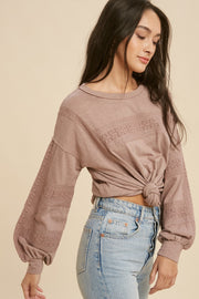 Iris Crochet Detailed Blouse